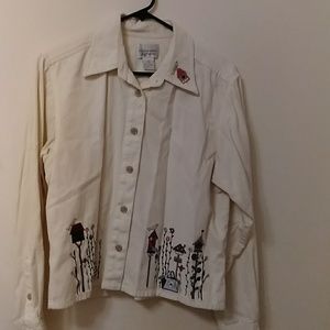 Christopher and Banks 100% Cotton Jacket